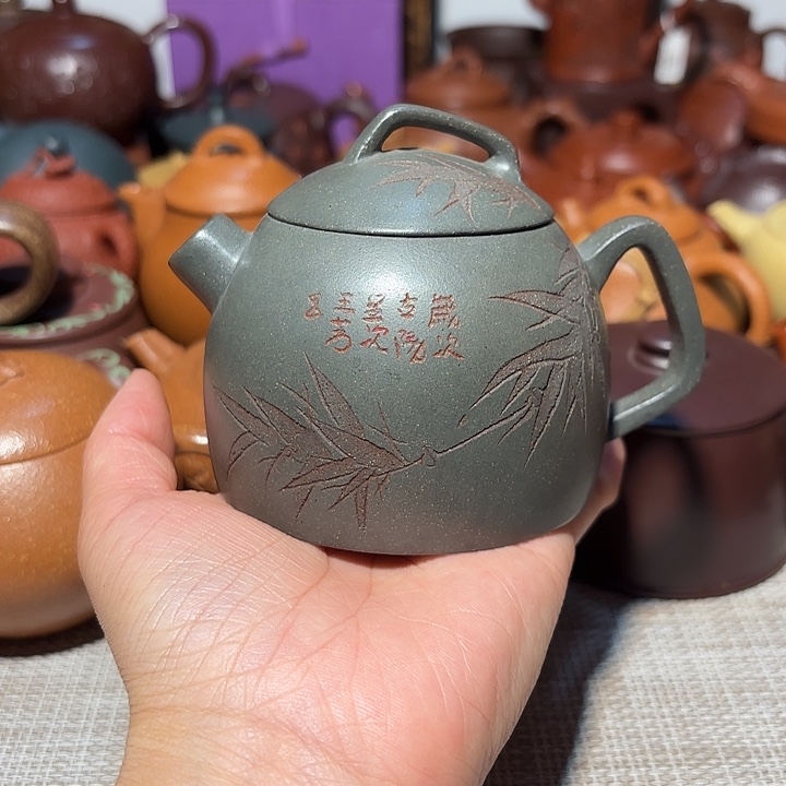 茶壶紫砂原矿宜兴紫砂190cc