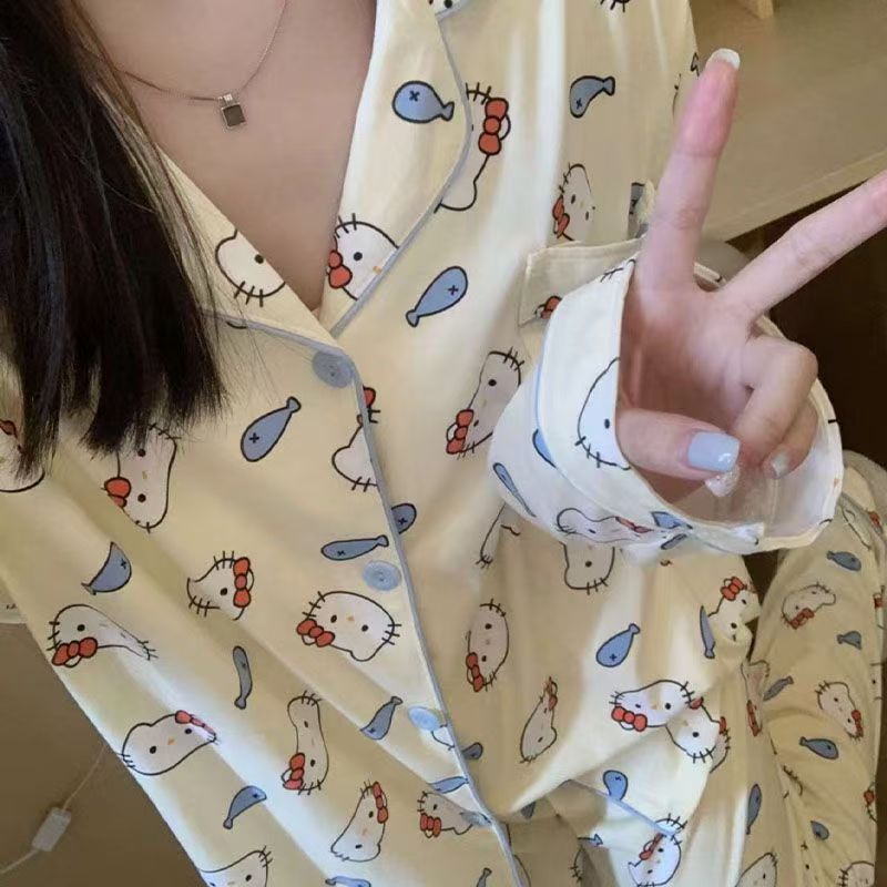 女士秋冬季家居服睡衣