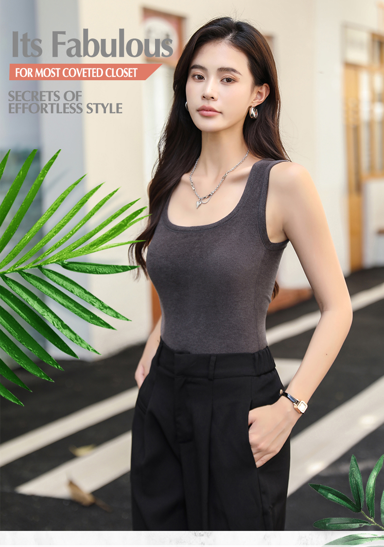 5806背心带罩杯打底衣