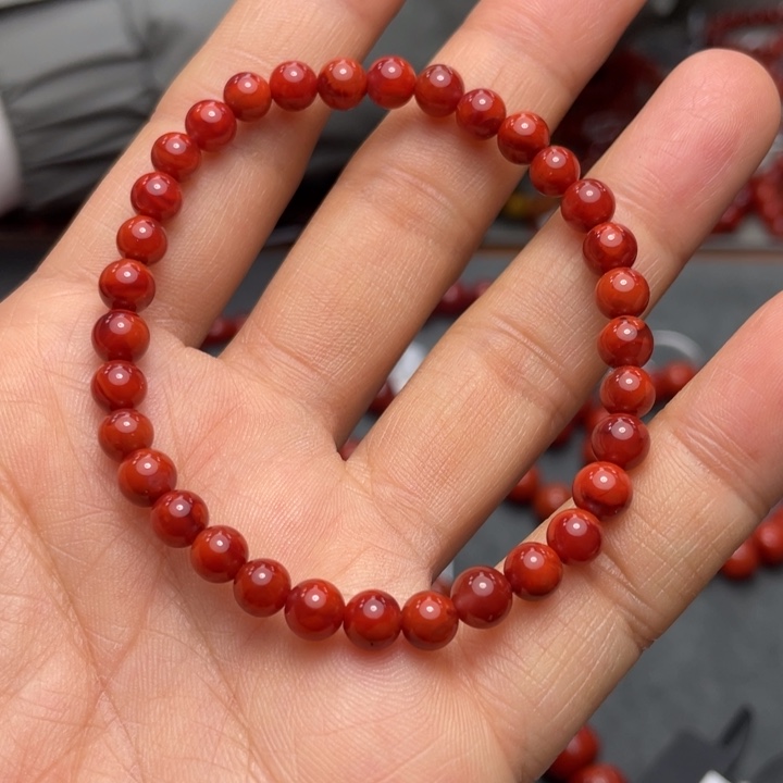 南红玛瑙手串5+多样性发一未镶嵌
