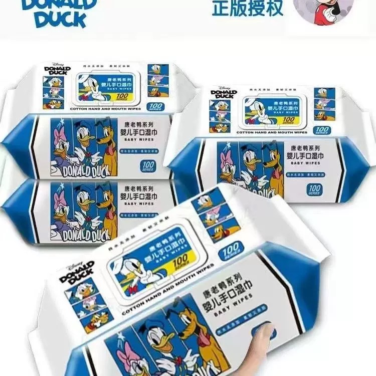 唐老鸭婴儿手口湿巾（白色）/包