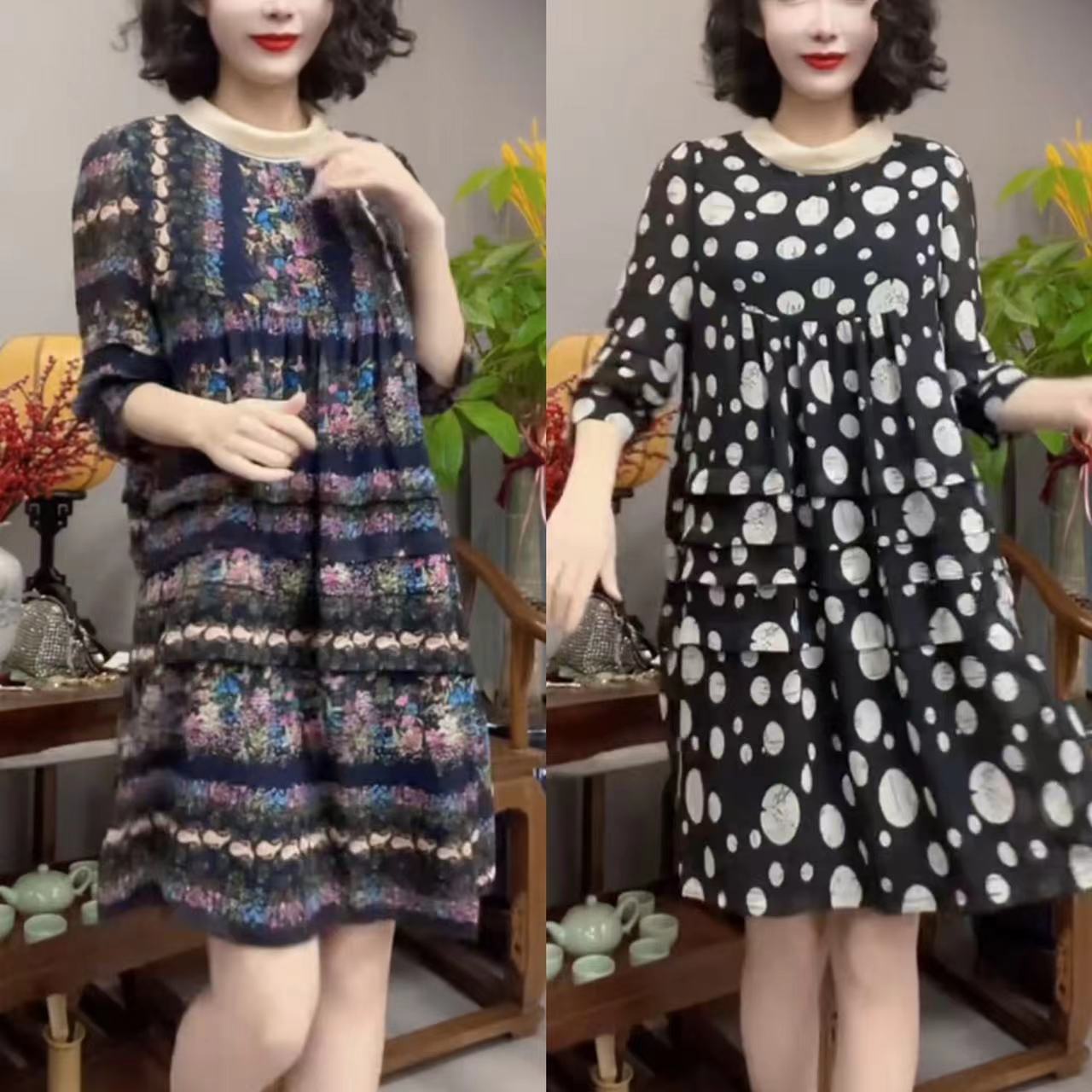 宽松中长款夏季韩版连衣裙