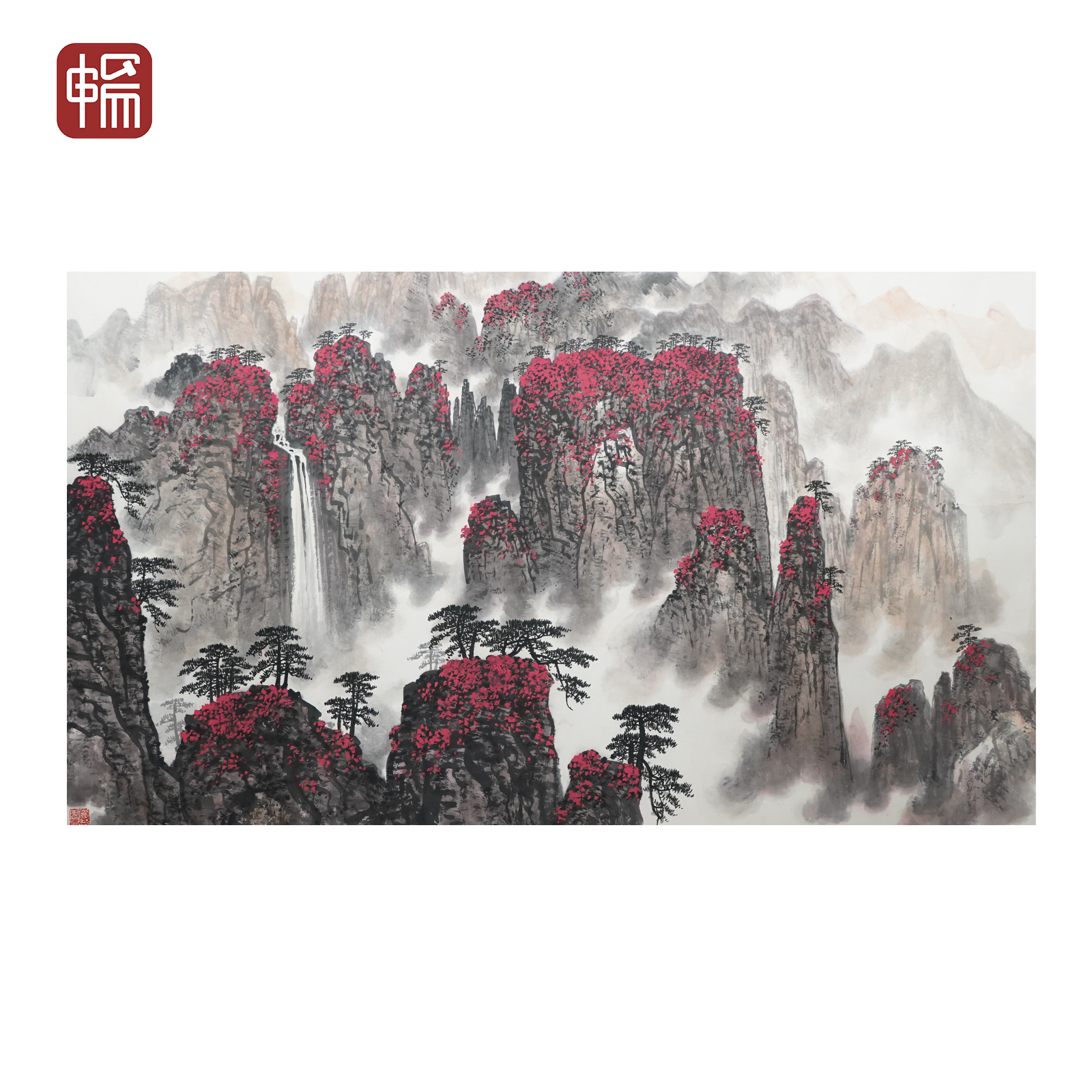 T1118 西海秋韵   154*87(12)  纸本镜片XR