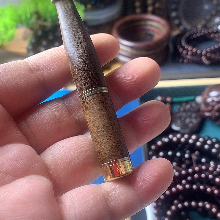 大果紫檀（缅甸花梨）把件关注礼，仅一份，花梨烟嘴