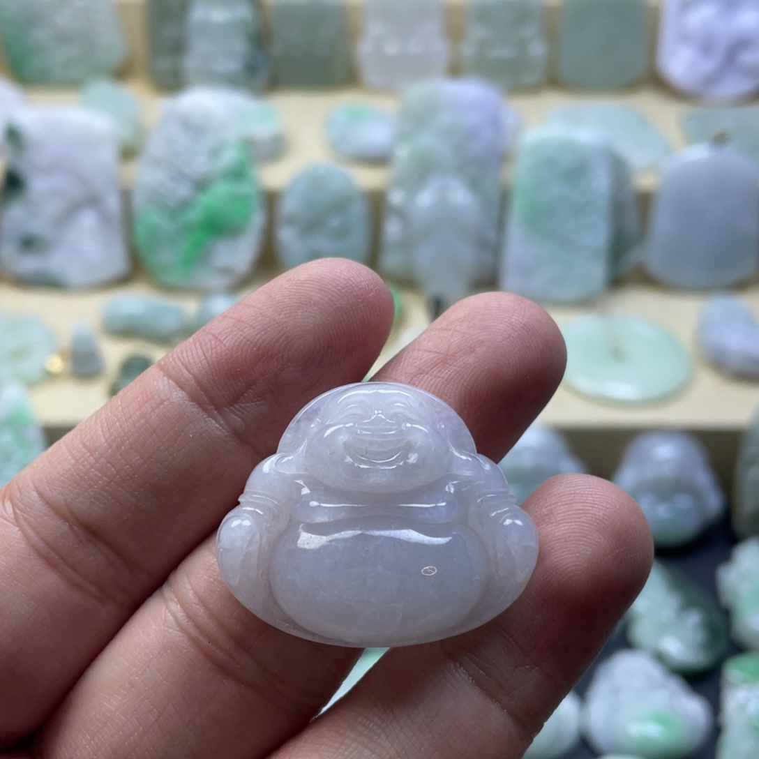 翡翠未镶嵌颈饰纯天然翡翠