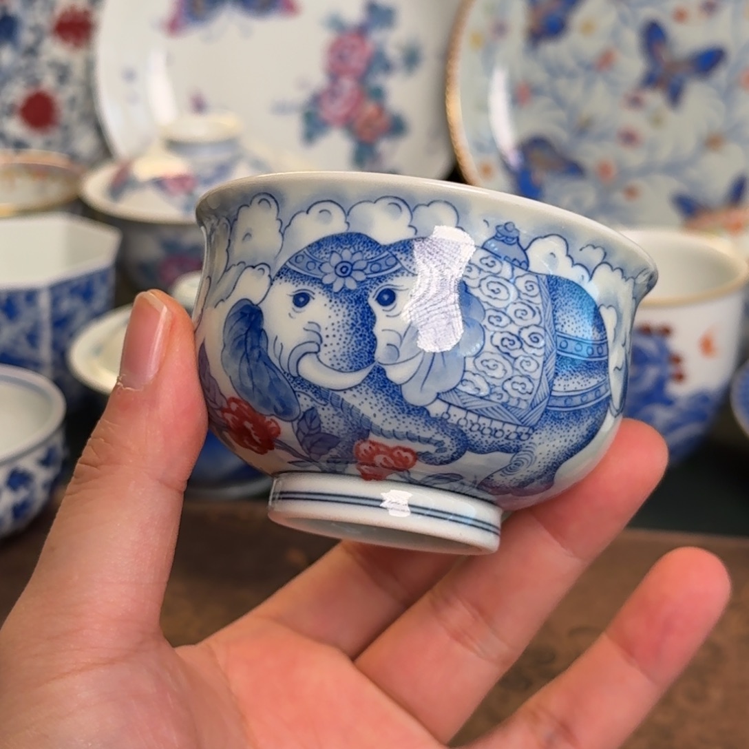 西***西纯手工手绘陶瓷茶具