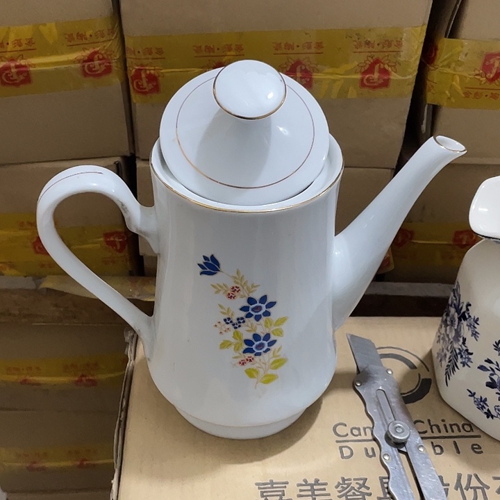 瓷片邯郸一厂茶壶 微瑕