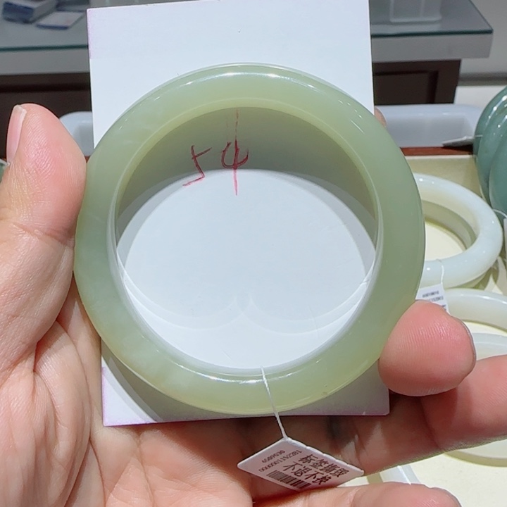 和田玉未镶嵌手镯018