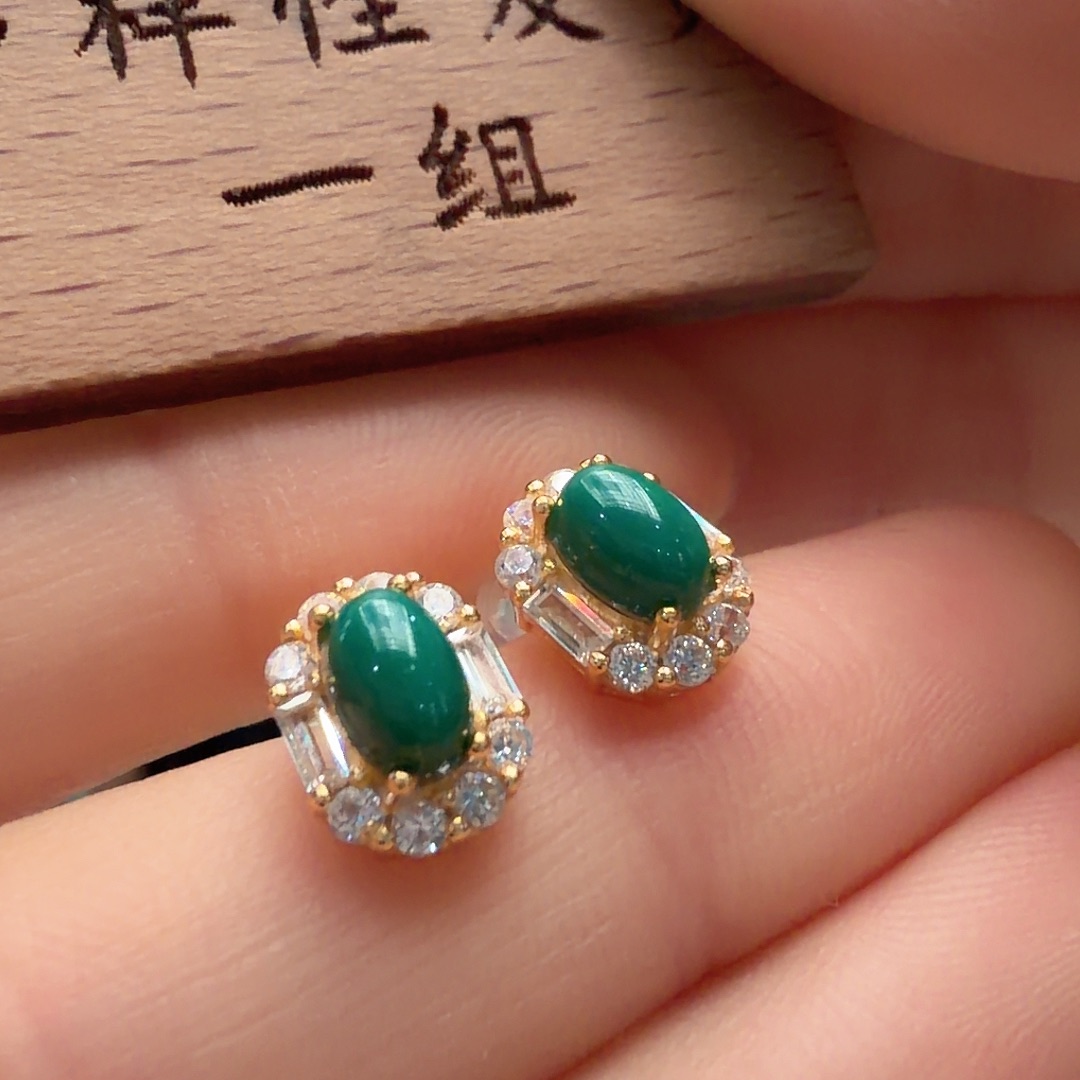 绿松石银S925镶嵌颈饰