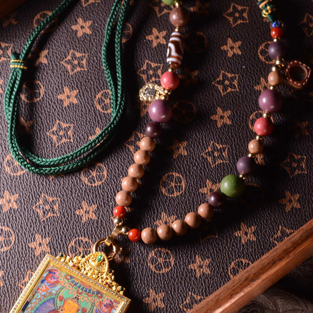 小唐卡项链吊坠 淡雅清香绵长