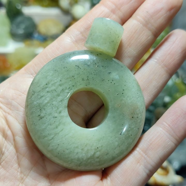 岫玉平安扣未镶嵌
