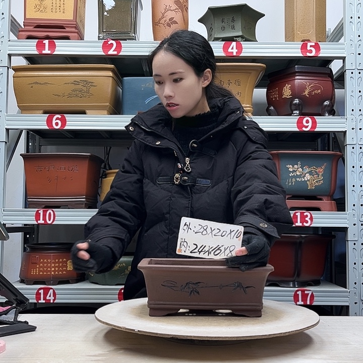 紫砂花盆紫砂花盆