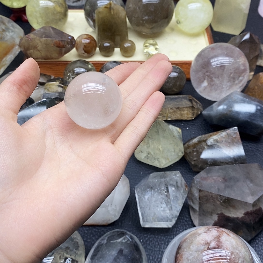 水晶未镶嵌珠宝半成品274水晶石