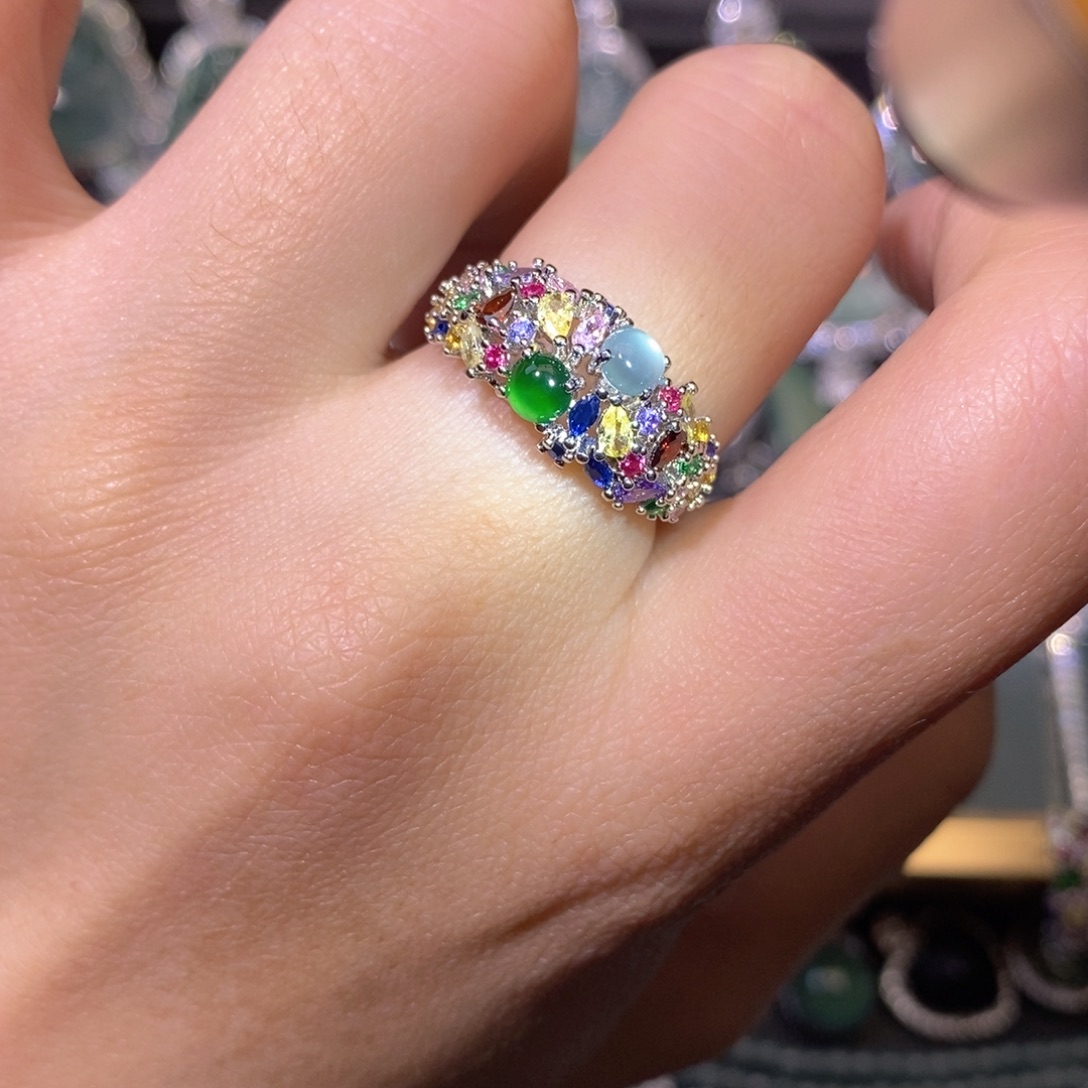 翡翠未镶嵌颈饰天然