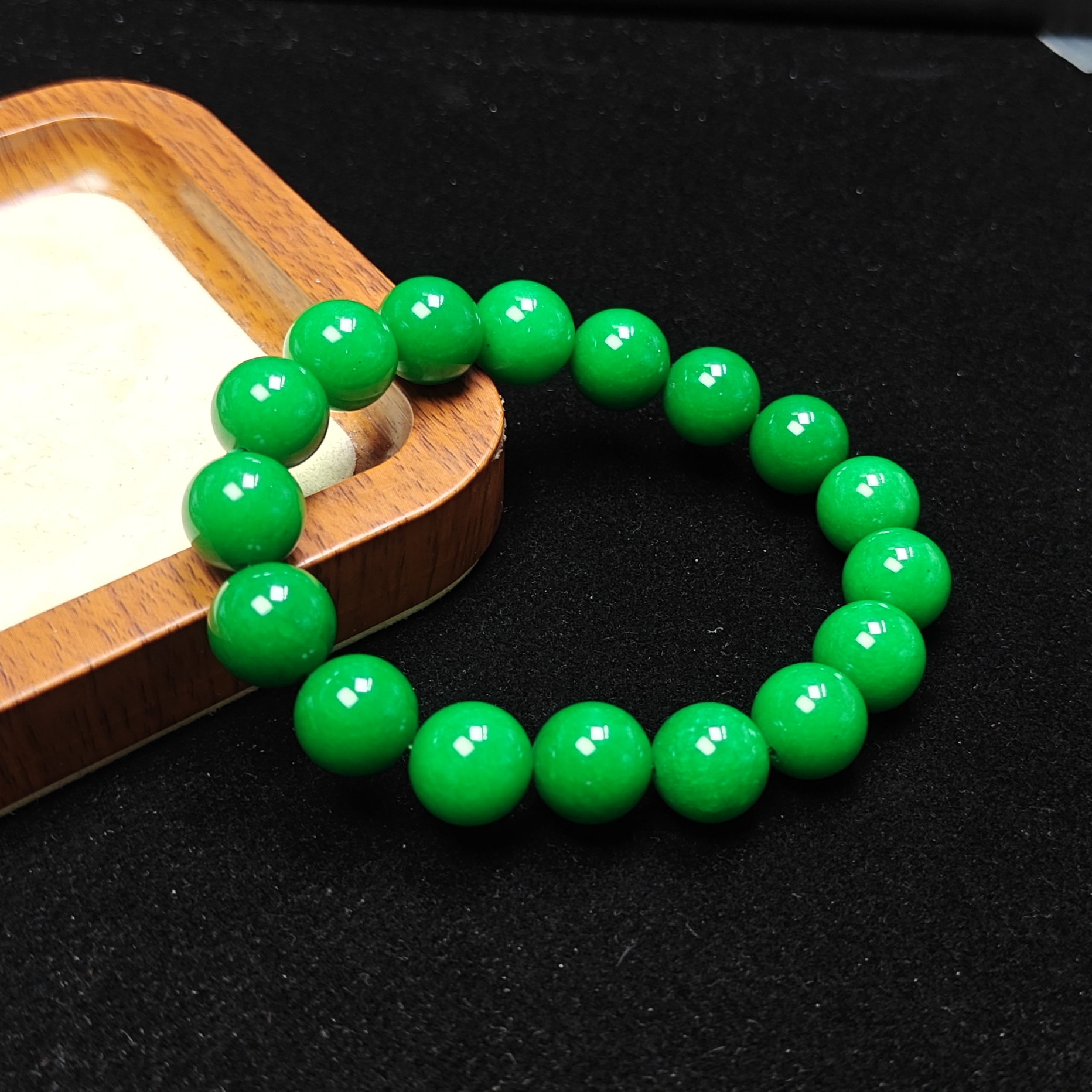 [停业清货]俄碧苹果绿12m手串-277-多样性发一