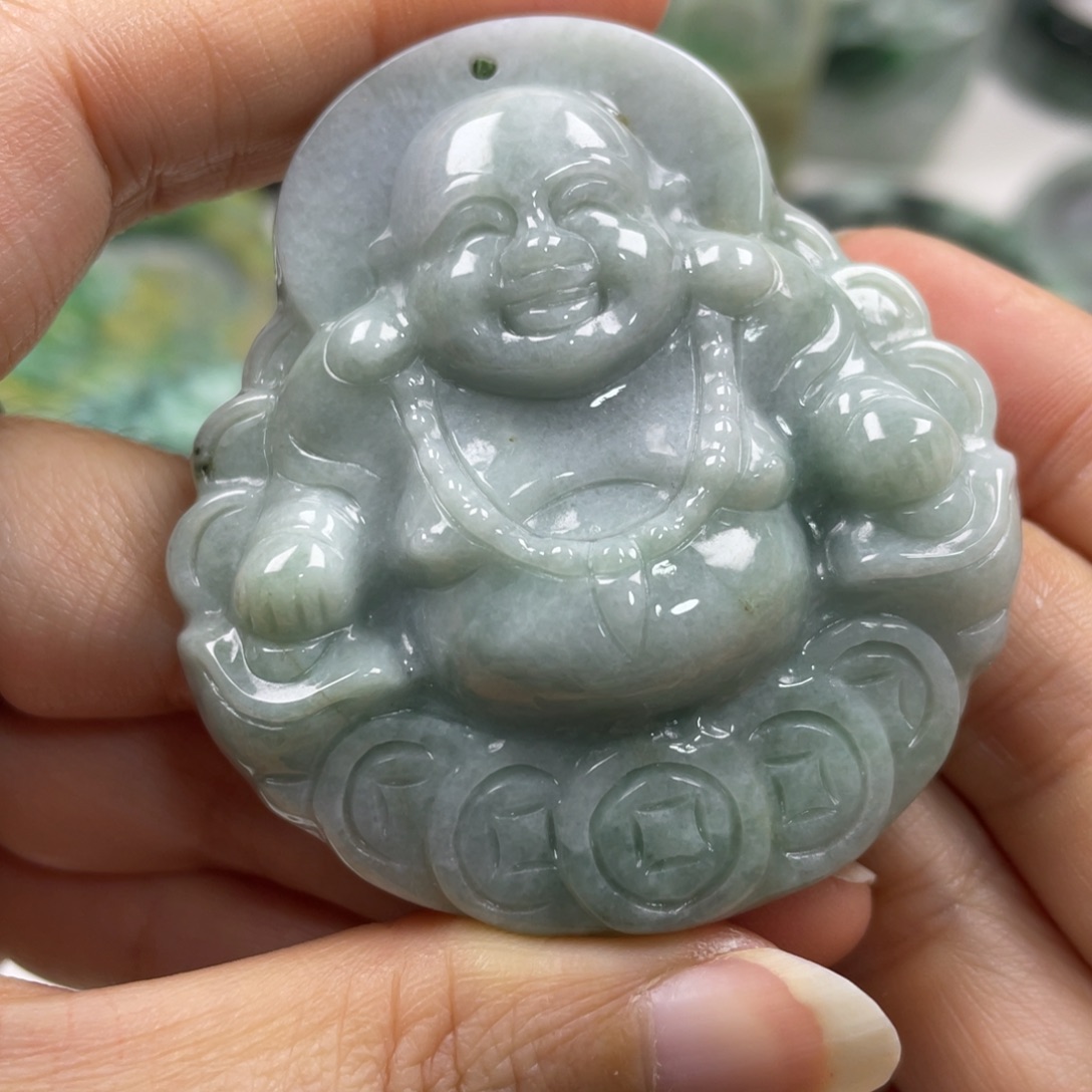 翡翠未镶嵌挂件牌子