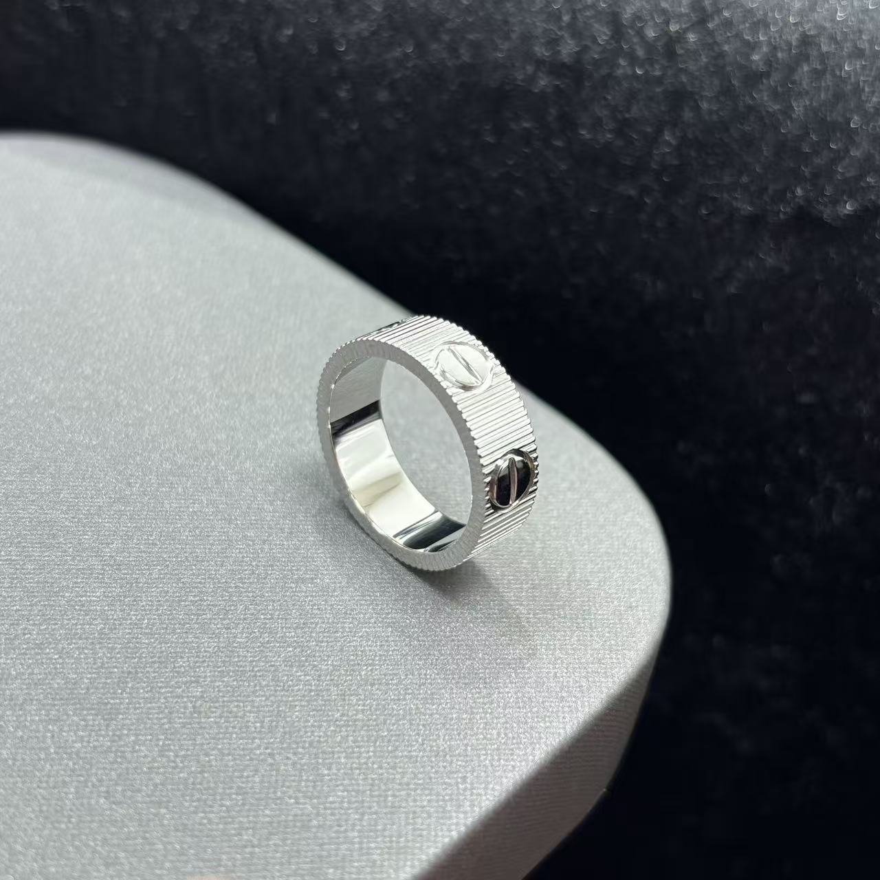 合金戒指 高定新款卡卡戒高版本编码：020108036812