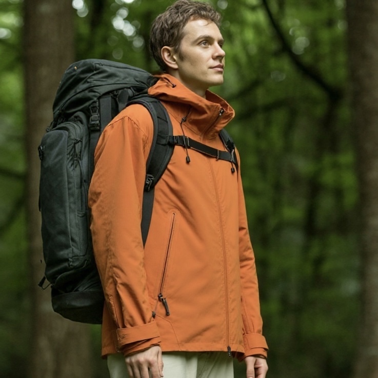 户外三防保暖连帽90白鸭绒羽绒服6866