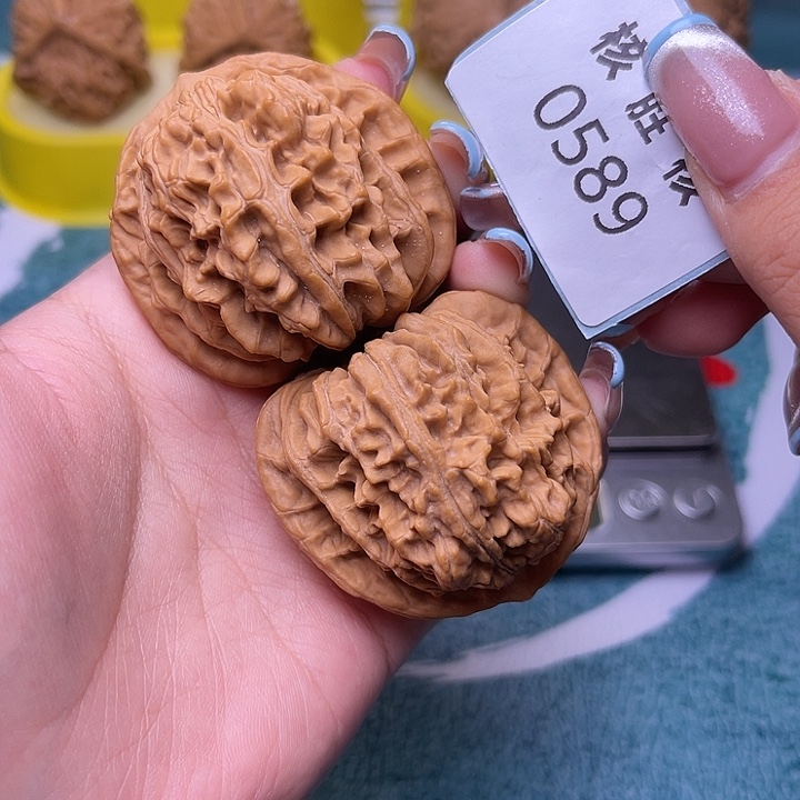 文玩核桃把件四座楼45.0589