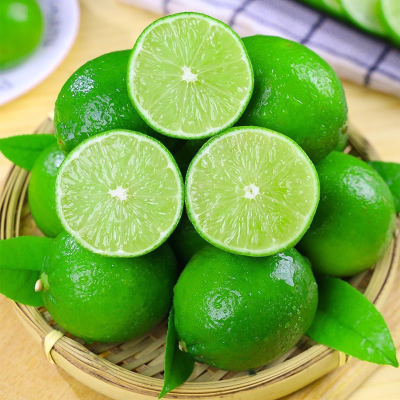 正宗塔希提无籽青柠檬新鲜薄皮多汁当季水果