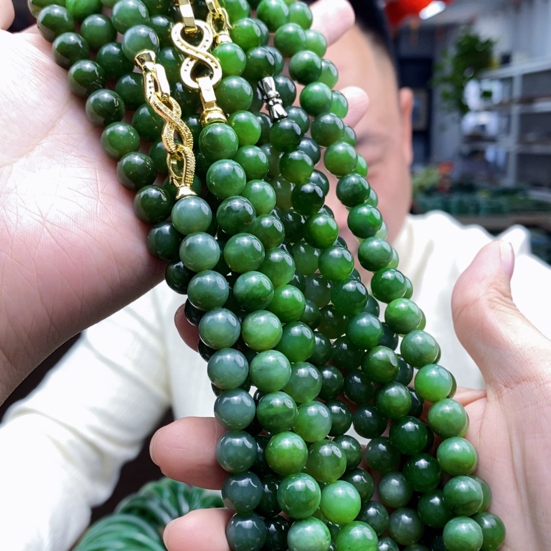 和田玉颈饰未镶嵌拍一发一，多样性发货