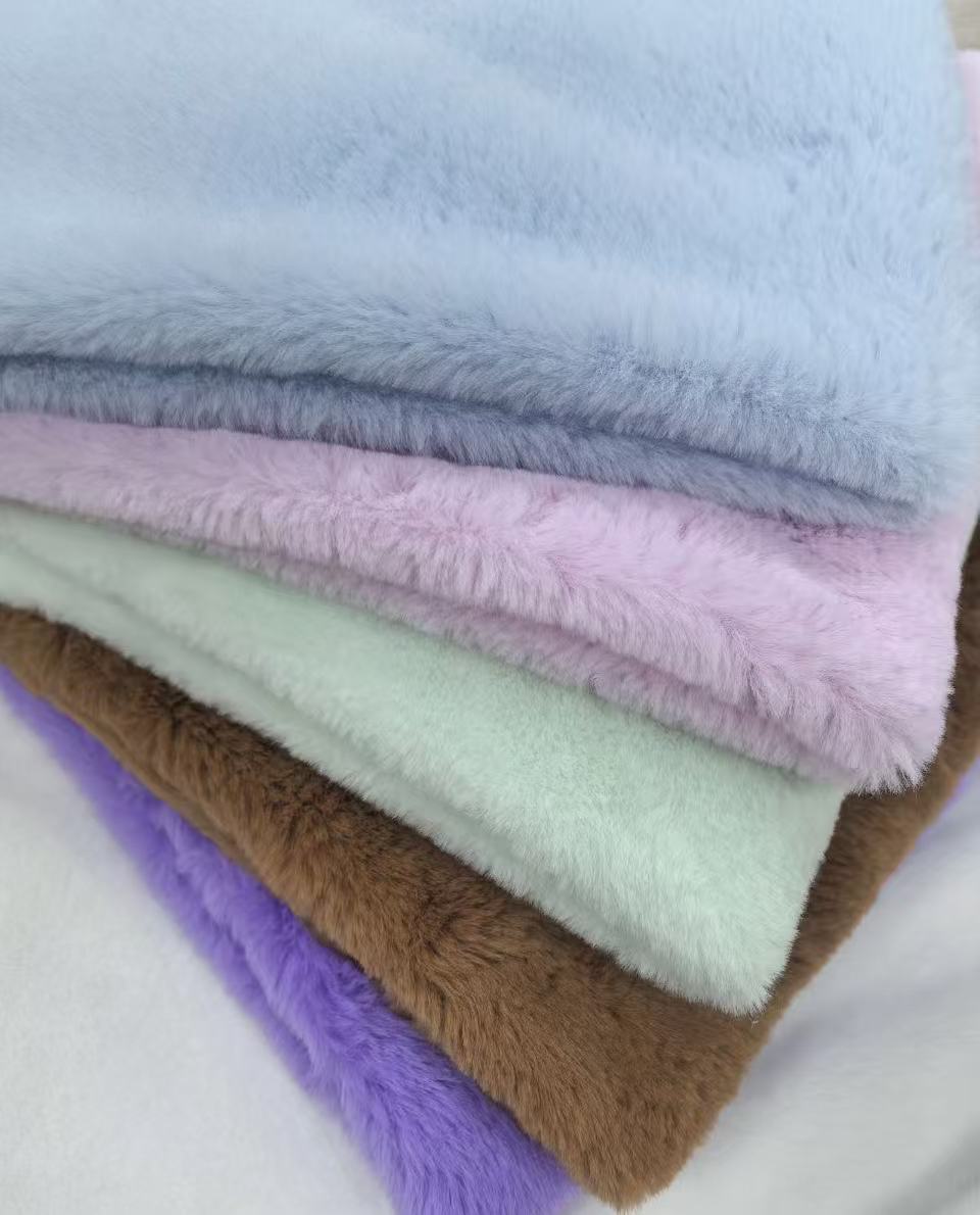 diy水貂毛水貂绒兔毛面料秋冬新款毛绒布料服装仿皮草