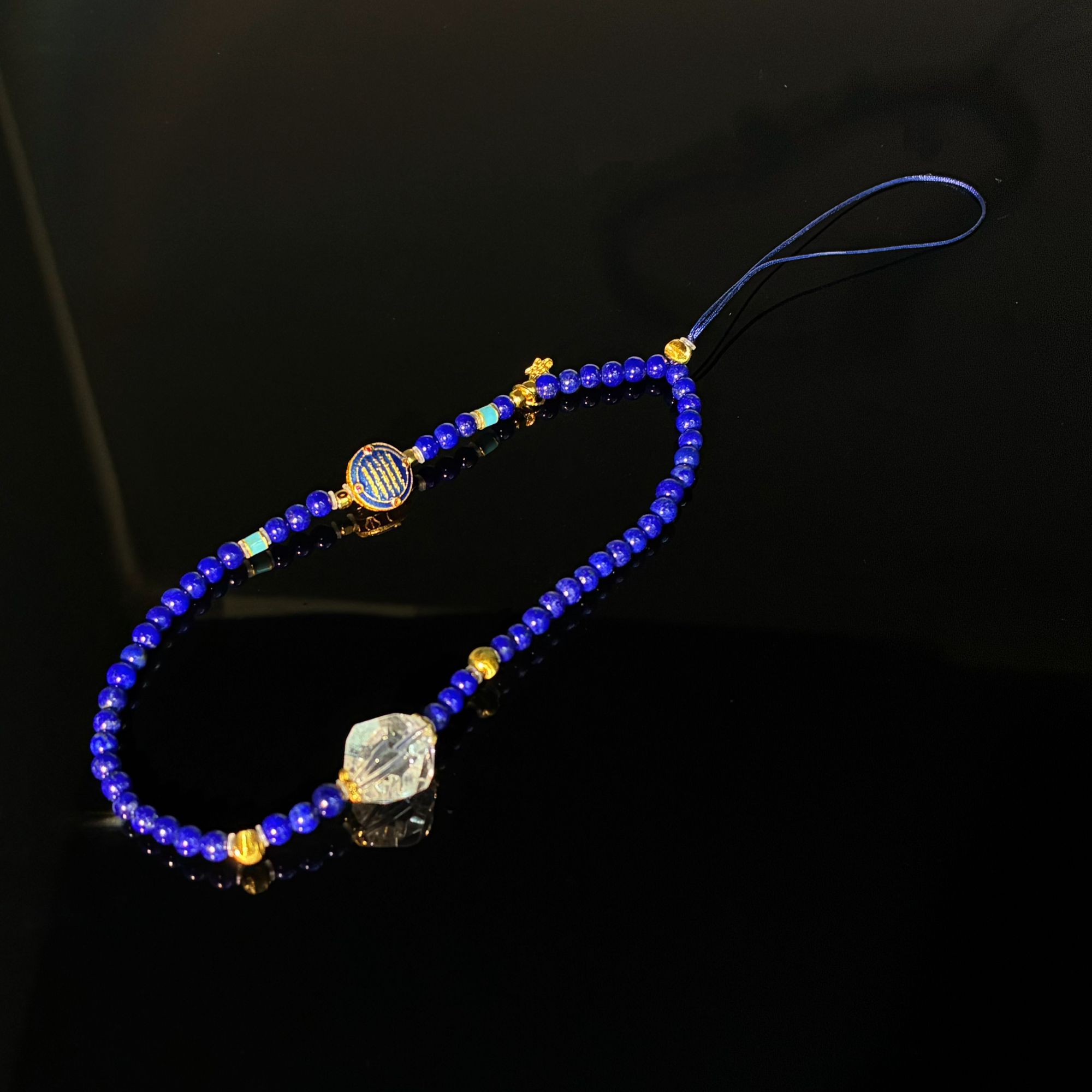 青金石水晶挂链   3348  多样式发一件