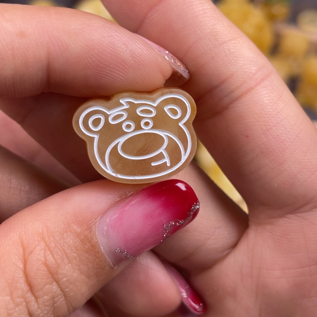 琥珀裸石未镶嵌蜜蜡