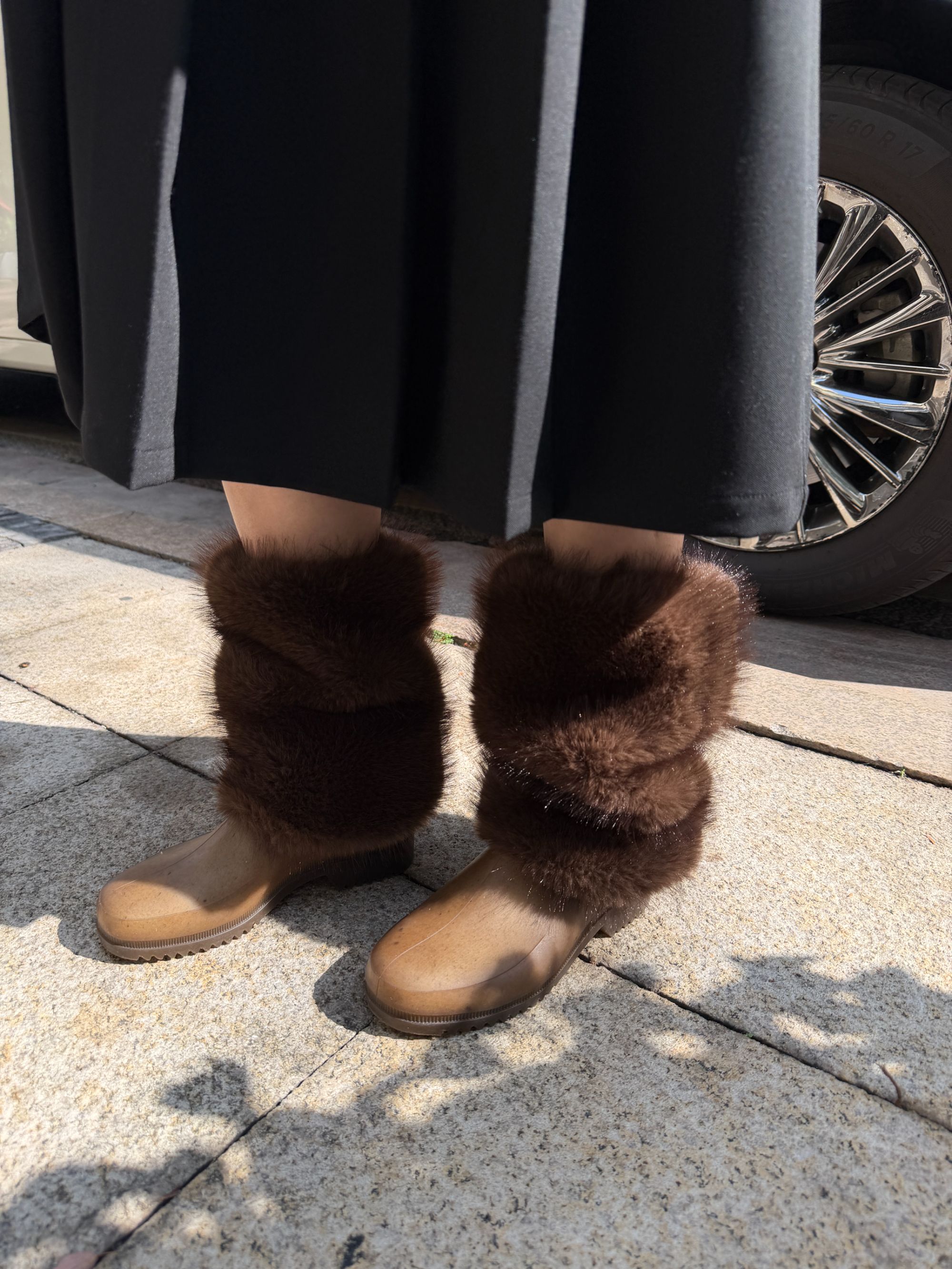 INAIEN【NAIEN毛毛腿套】搭配神器 Y6129