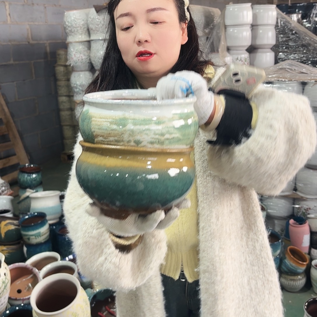 正品两个高12/20红陶