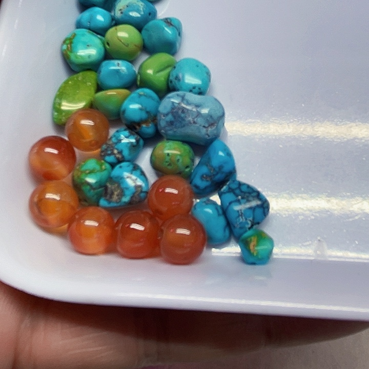 玛瑙/玉髓随机未镶嵌单*