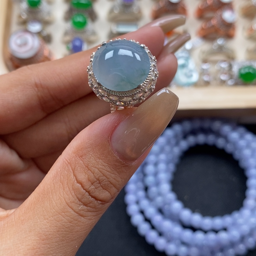 翡翠裸石缅甸天然a货翡翠