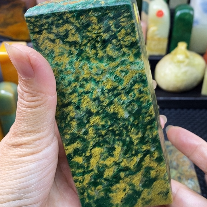 凤***歌青田石印石四川石头