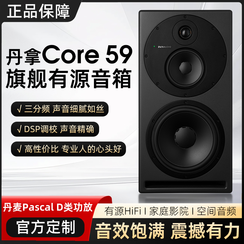 Dynaudio/丹拿Core59 有源监听音箱 丹麦原产 高端家用 发烧hifi