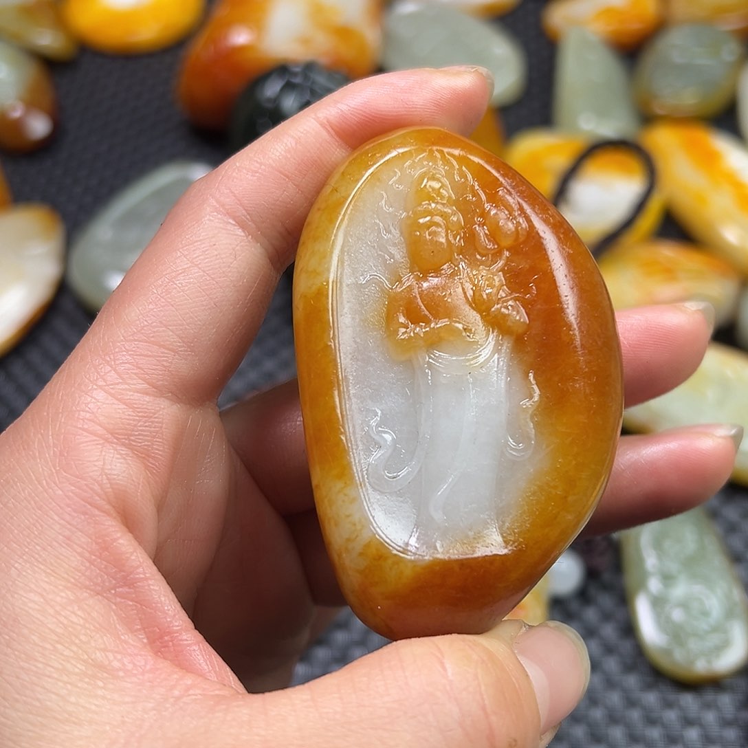 和田玉把件未镶嵌