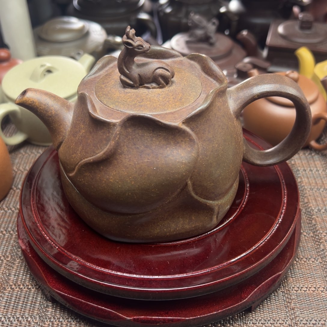 茶壶紫砂宜兴原矿紫砂壶400毫升容量