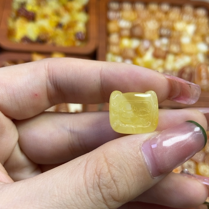 琥珀未镶嵌珠宝奇石游戏机