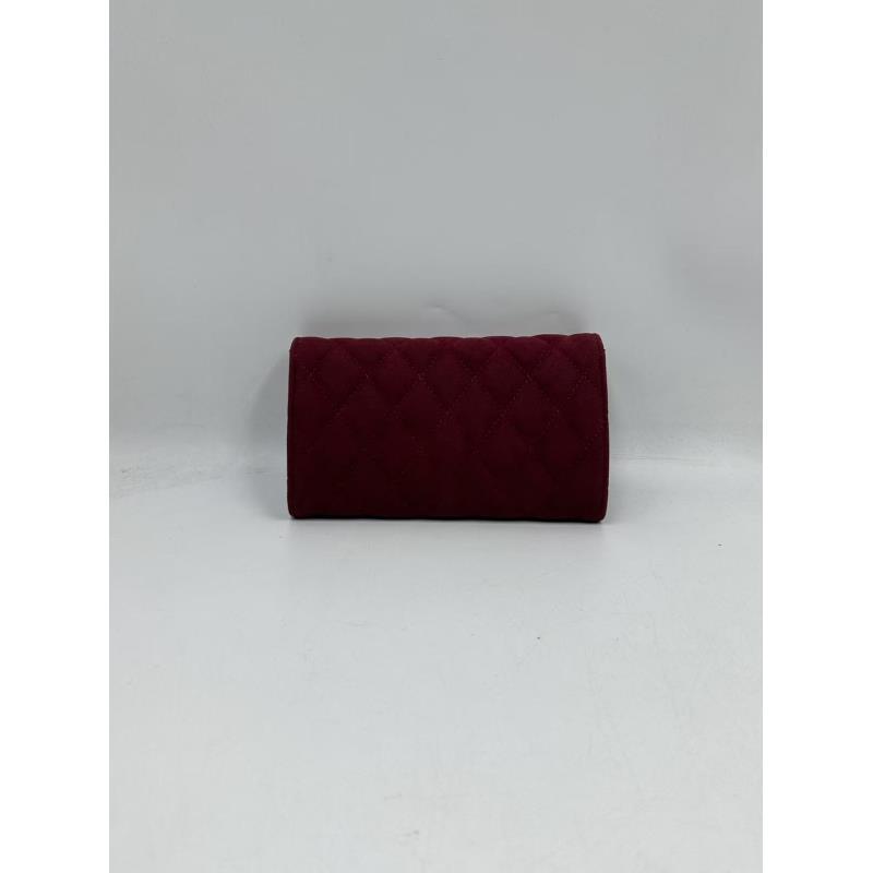 LQ-WITH-QUEEN真皮女包小钱包绒红色 0308