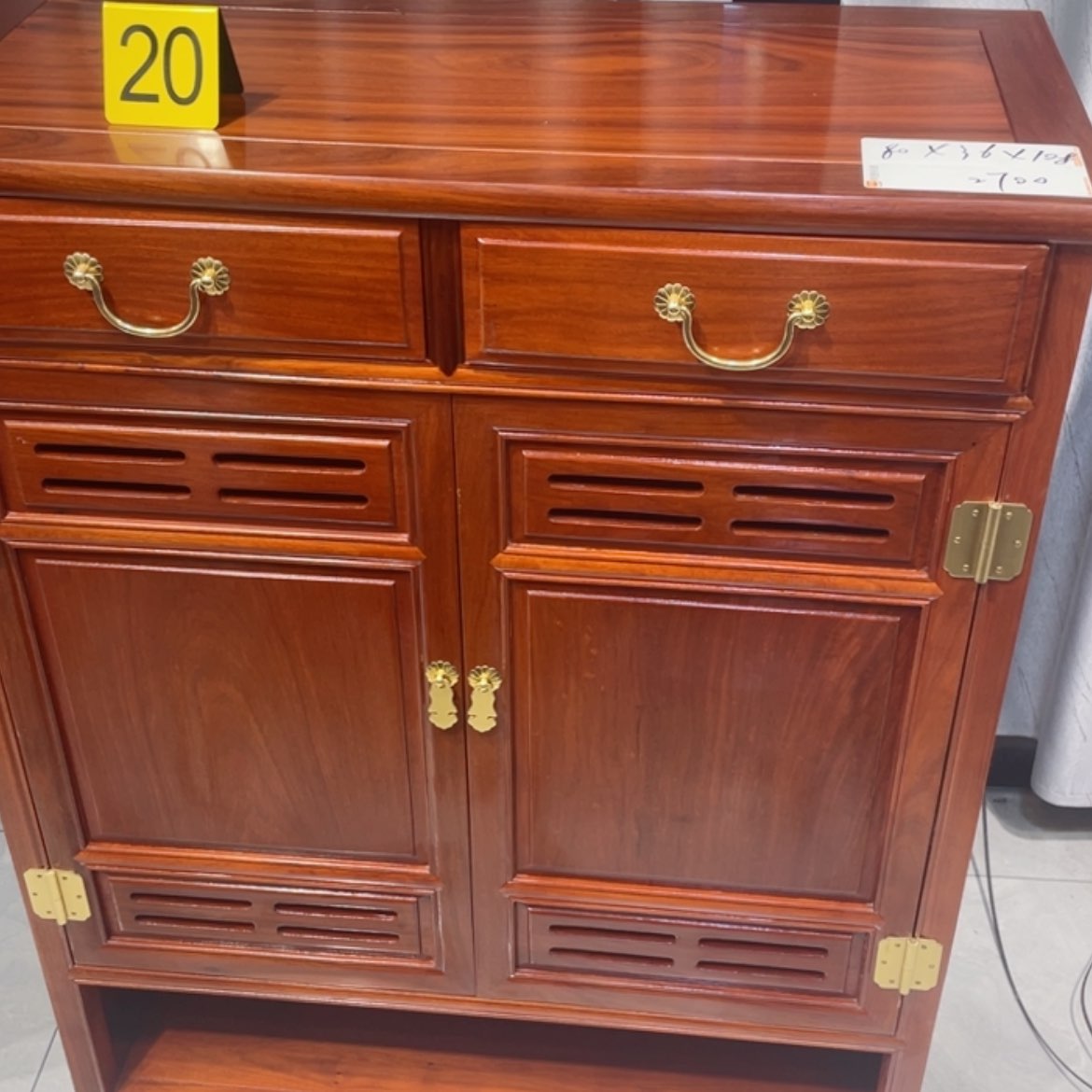 【闪购商品】花梨木类储物柜人***！