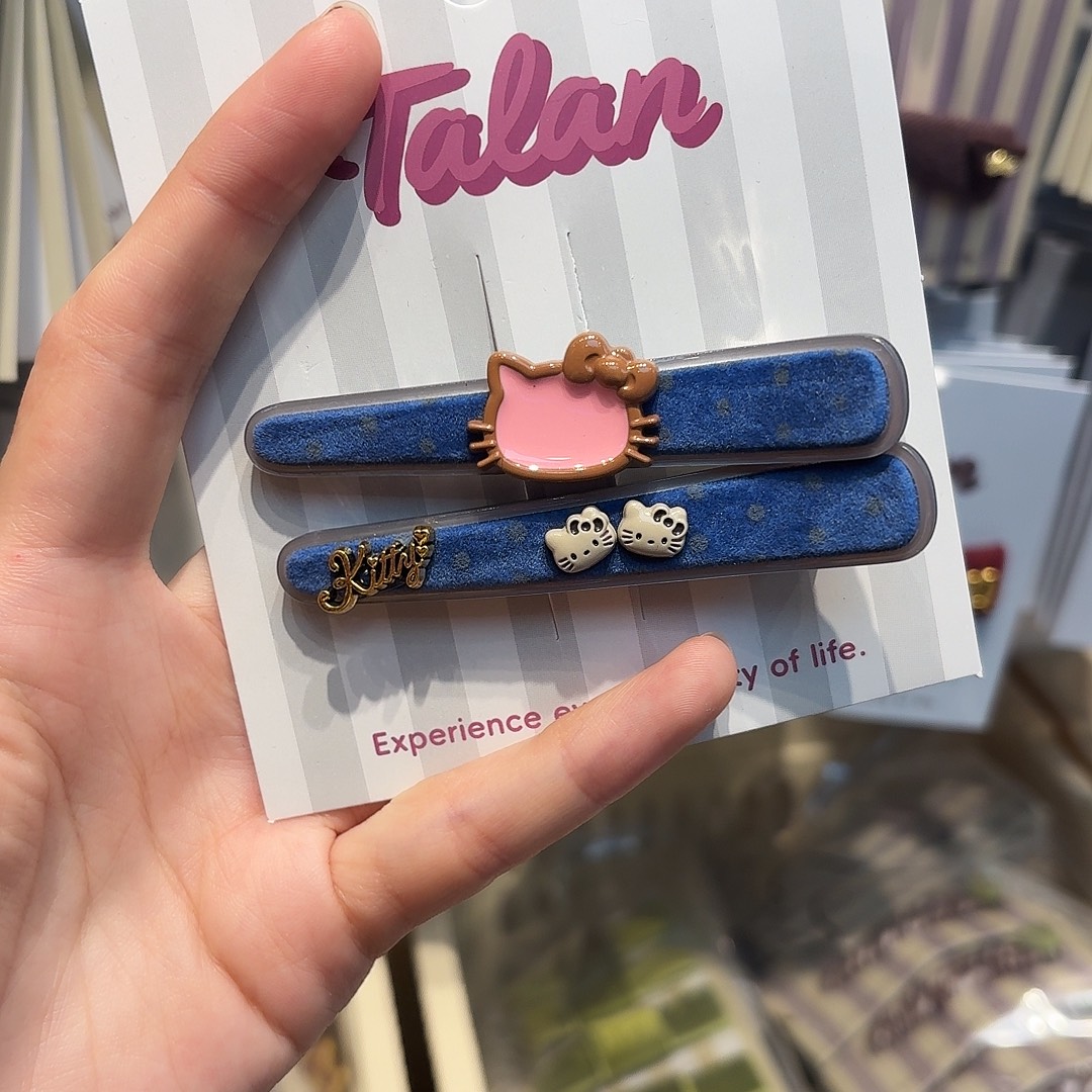 布艺铁合金鸭夹kt一对