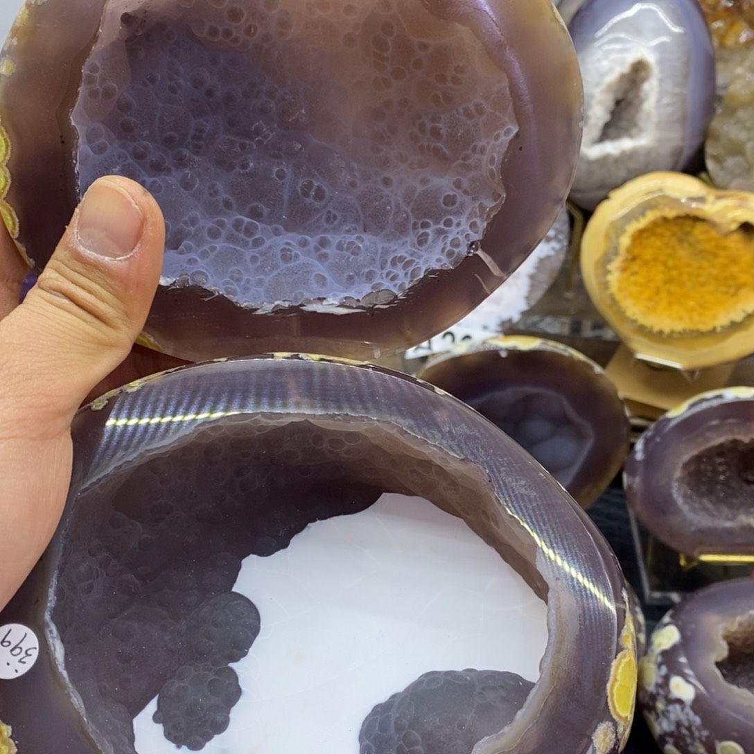 玛瑙/玉髓聚宝盆未镶嵌@****虹