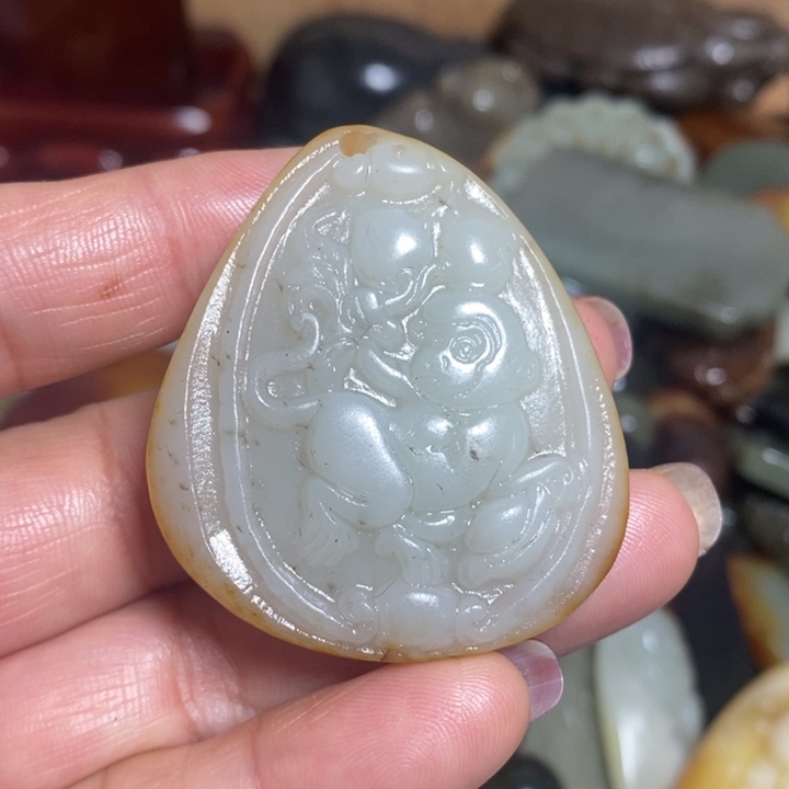 和田玉挂件未镶嵌