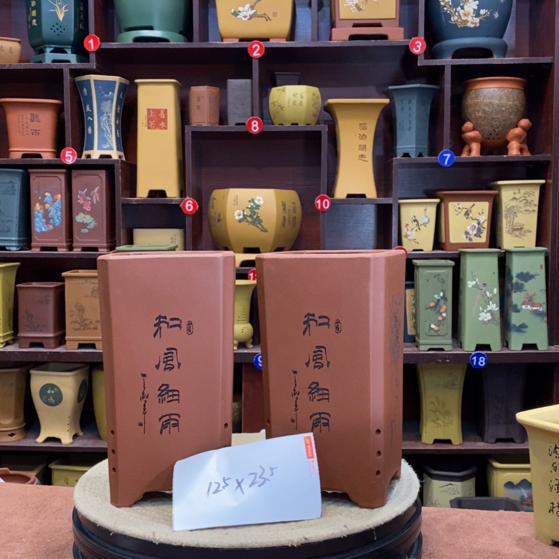 紫砂花盆紫砂花盆