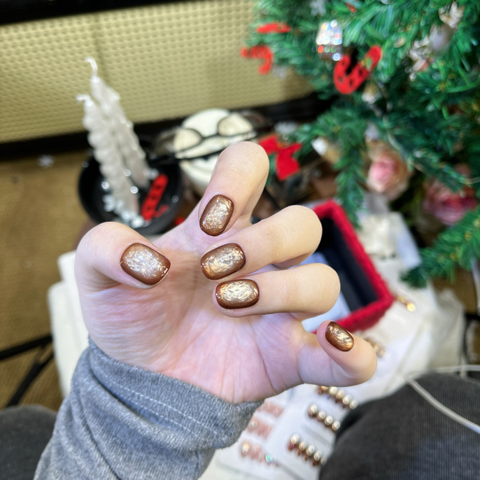 【TMT达人专属】气泡美式·立体水波纹造型手工穿戴甲