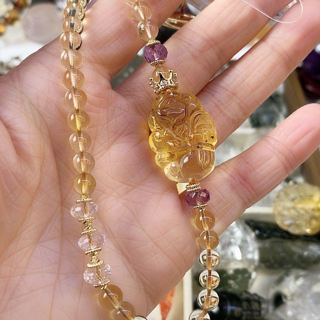 水晶项链未镶嵌?****?福利