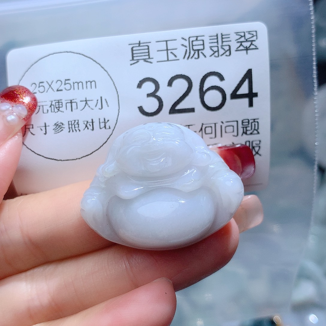 翡翠颈饰未镶嵌3264。