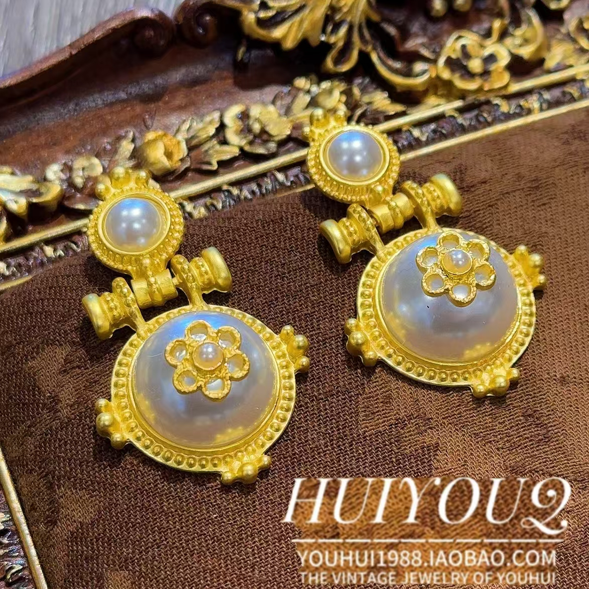 铜合金耳饰 【花朵】高级耳钉273