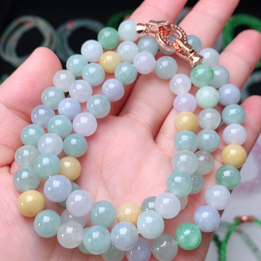 翡翠手链未镶嵌翡翠