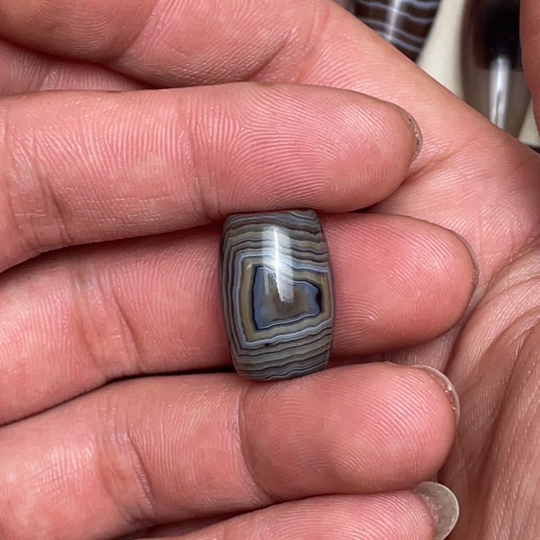 沙***萝玛瑙/玉髓未镶嵌吊坠(不含链)