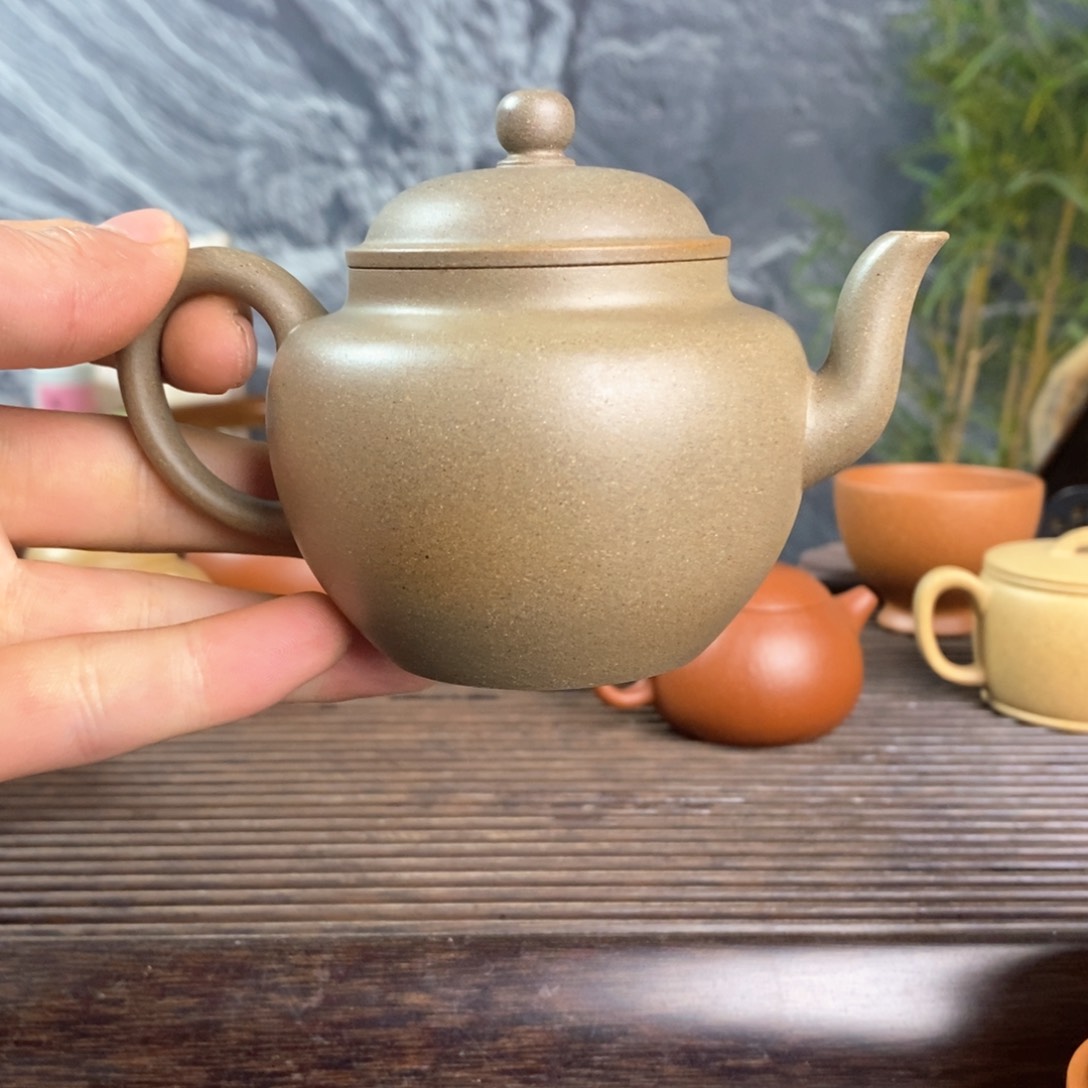 紫砂茶壶青段宫灯